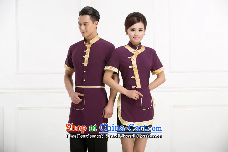 Hirlet Ephraim Fall 2015 attendants workwear men and women work hotel short-sleeved restaurant teahouse farmyard Hot Pot Restaurant in Tang Dynasty Chinese red L picture, prices, brand platters! The elections are supplied in the national character of distribution, so action, buy now enjoy more preferential! As soon as possible.