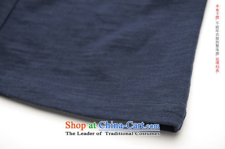 Hee-Snapshot Yong XZAOLONG/ original men Tang Dynasty style robes of 7-rotator cuff round-neck collar Chinese knitting men akikura blue L picture, prices, brand platters! The elections are supplied in the national character of distribution, so action, buy now enjoy more preferential! As soon as possible.