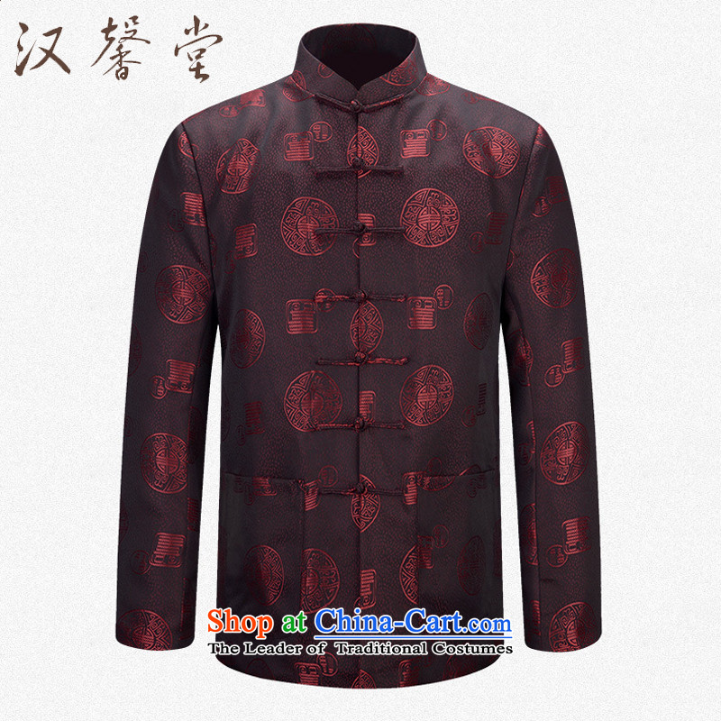 Han Xin Tong Tang jackets men too long-sleeved Tang Dynasty Shou ãþòâ winter clothing of older persons in the autumn and winter coats of thick folder under My field women M, Han Xin Tong , , , shopping on the Internet