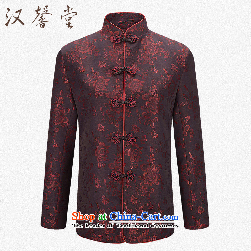 Han Xin Tong Tang jackets men too long-sleeved Tang Dynasty Shou ãþòâ winter clothing of older persons in the autumn and winter coats of thick folder under My field women M, Han Xin Tong , , , shopping on the Internet