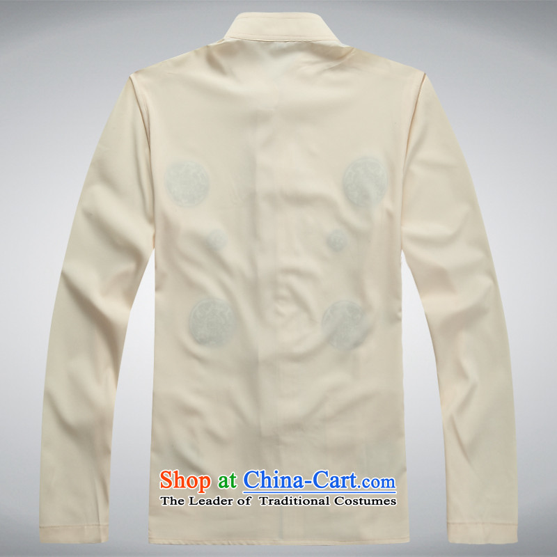 The Chinese Tang dynasty Sau San collar autumn and winter long-sleeved exercise clothing tai chi services for older jogging services white 190XXXXL, the Van Gogh (MUFONCE) , , , shopping on the Internet