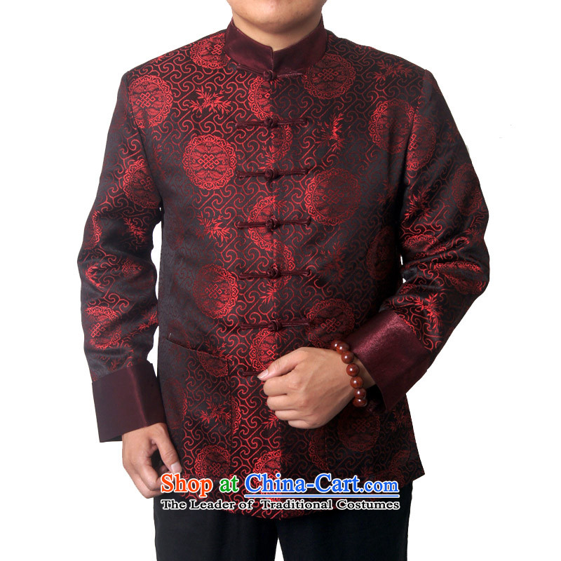 Mr Rafael Hui-ying's New Man Tang jackets spring long-sleeved shirt collar male China wind Chinese elderly in the national costumes festive holiday gifts dark blue 185 pictures, prices, brand platters! The elections are supplied in the national character of distribution, so action, buy now enjoy more preferential! As soon as possible.