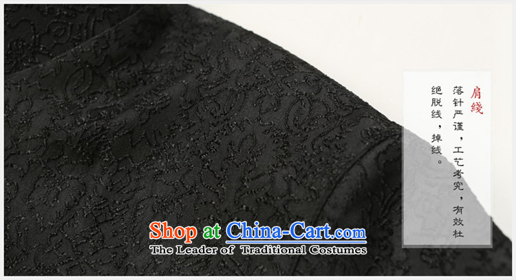 Install the latest Autumn Yang Shuai) Men's Shirt Jacket Tang China wind collar men Chinese jacket EMBROIDERED VELET PILE black 170 pictures, prices, brand platters! The elections are supplied in the national character of distribution, so action, buy now enjoy more preferential! As soon as possible.