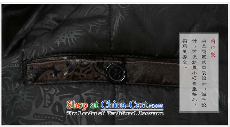 Yohei Kono new autumn and winter cool, older men Tang Dynasty Chinese robe shirt jacket coat thick warm China wind satin black 175 pictures, prices, brand platters! The elections are supplied in the national character of distribution, so action, buy now enjoy more preferential! As soon as possible.