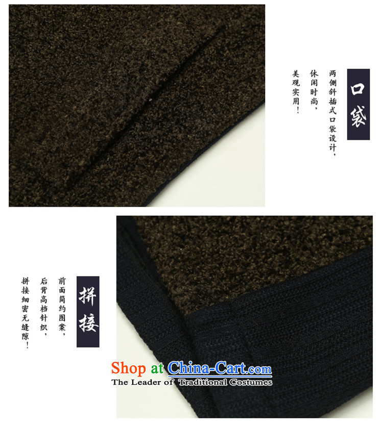 Shuai ocean autumn and winter new men, a vest warm wind Chinese onma folder Mock-neck China wind and Kampala shoulder brown 180 pictures, prices, brand platters! The elections are supplied in the national character of distribution, so action, buy now enjoy more preferential! As soon as possible.