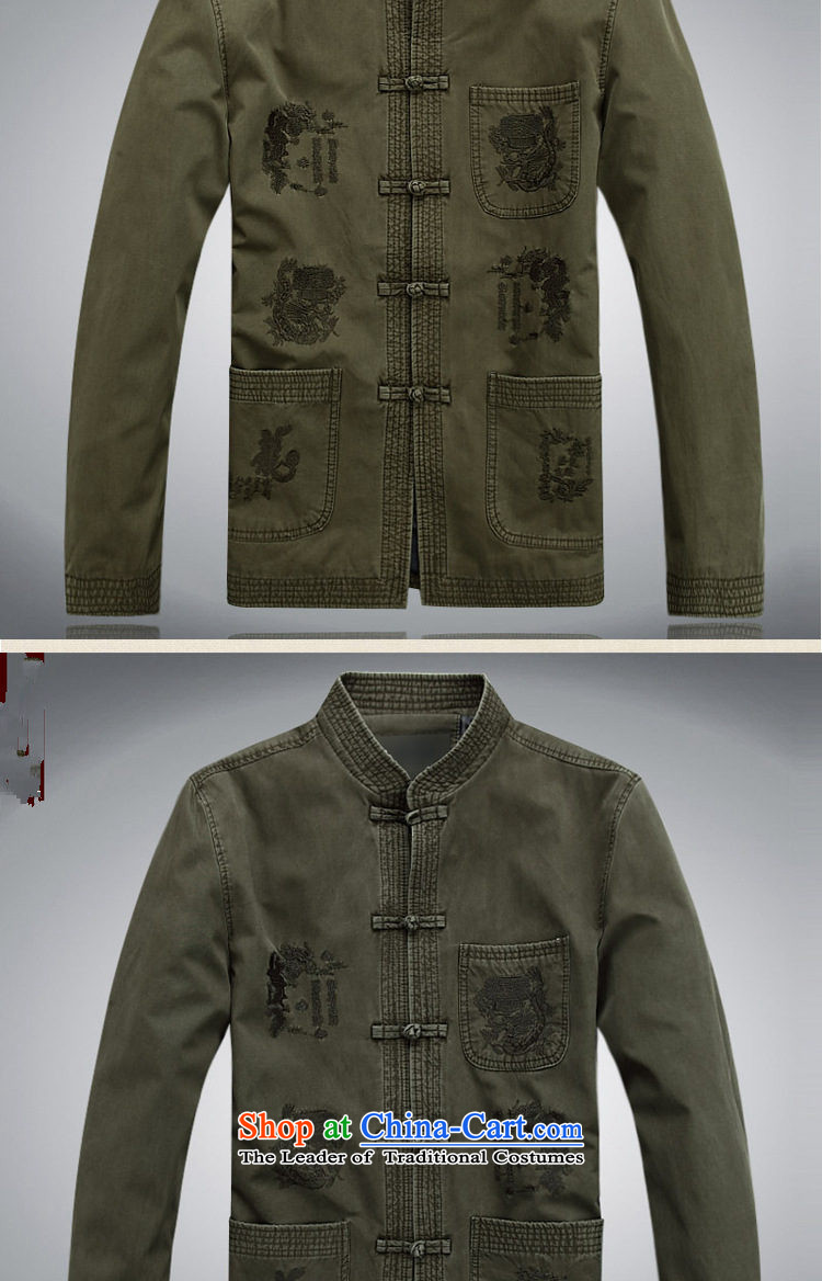 Hirlet Ephraim autumn 2015 New China wind in older men long-sleeved Tang dynasty male Tang blouses jacket coat male Chinese jacket light gray cotton plus聽175 pictures, prices, brand platters! The elections are supplied in the national character of distribution, so action, buy now enjoy more preferential! As soon as possible.