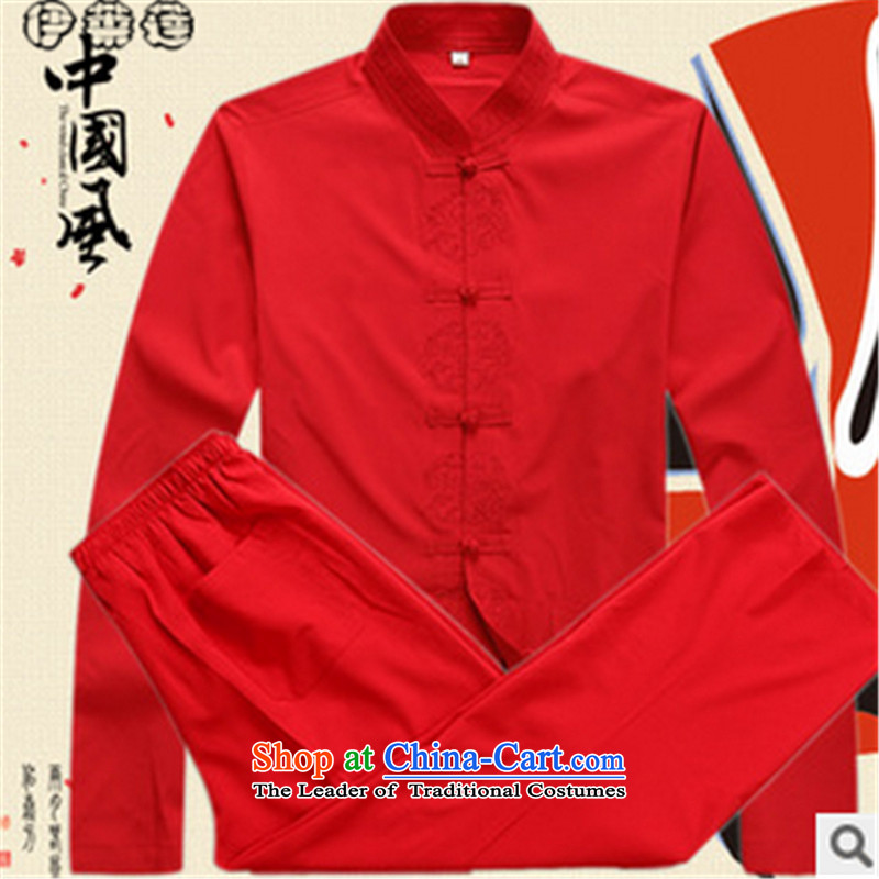 Hirlet in the autumn of 2015, New Ephraim, older men l Tang dynasty father grandfather shirt Kit + white pants blouses 185, Electrolux Ephraim ILELIN () , , , shopping on the Internet