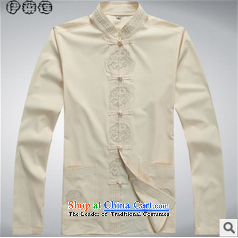 Hirlet in the autumn of 2015, New Ephraim, older men l Tang dynasty father grandfather shirt Kit + white pants blouses 185, Electrolux Ephraim ILELIN () , , , shopping on the Internet