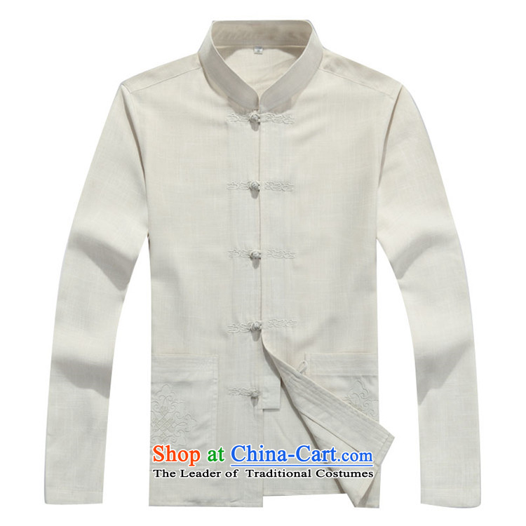 Kanaguri mouse autumn new Tang dynasty in older men long-sleeved Tang Dynasty Package white shirt XXL picture, prices, brand platters! The elections are supplied in the national character of distribution, so action, buy now enjoy more preferential! As soon as possible.