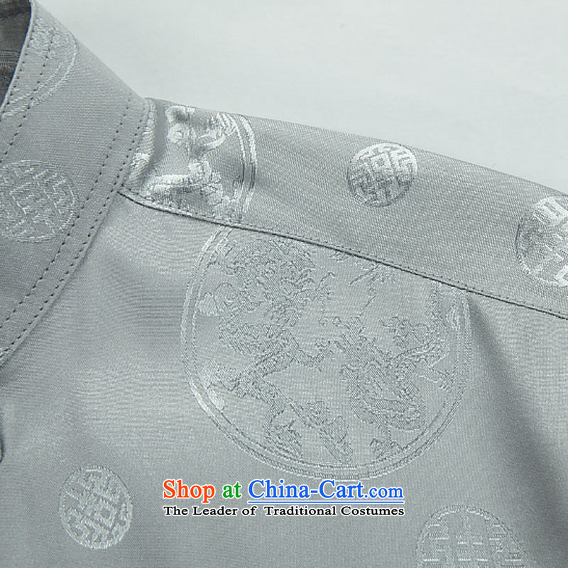 Kanaguri Mouse New Men long-sleeved Tang Dynasty Package for older autumn clothing blue packaged聽XXL, kanaguri mouse (JINLISHU) , , , shopping on the Internet