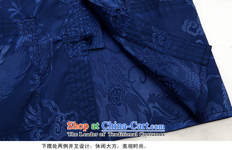 Hiv Rollet Fall/Winter Collections of older collar long-sleeved Tai Lung Tang Dynasty Recreation kits xl father loose coat blue packaged XL Photo, prices, brand platters! The elections are supplied in the national character of distribution, so action, buy now enjoy more preferential! As soon as possible.