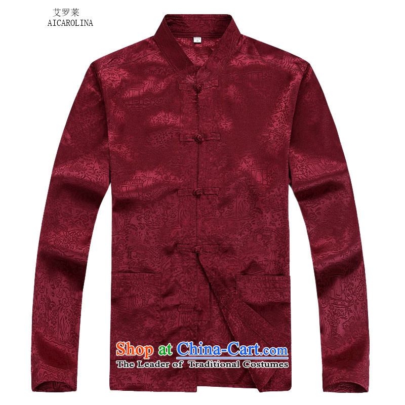Hiv Rollet autumn and winter middle-aged men Tang dynasty China wind on the Riverside Tang Dynasty Package red kit XXL, HIV ROLLET (AICAROLINA) , , , shopping on the Internet