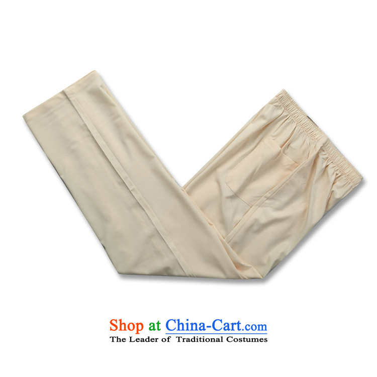 Hiv Rollet autumn and winter men thin cotton long-sleeved Tang dynasty men elderly clothing kit beige pants S picture, prices, brand platters! The elections are supplied in the national character of distribution, so action, buy now enjoy more preferential! As soon as possible.