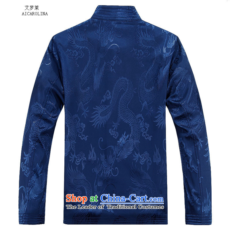 Hiv Rollet autumn and winter new products with long-sleeved kit TANG Tai Lung Tang jacket is smart casual Chinese men and Tang Dynasty Package Blue Kit 85 HIV ROLLET (AICAROLINA) , , , shopping on the Internet