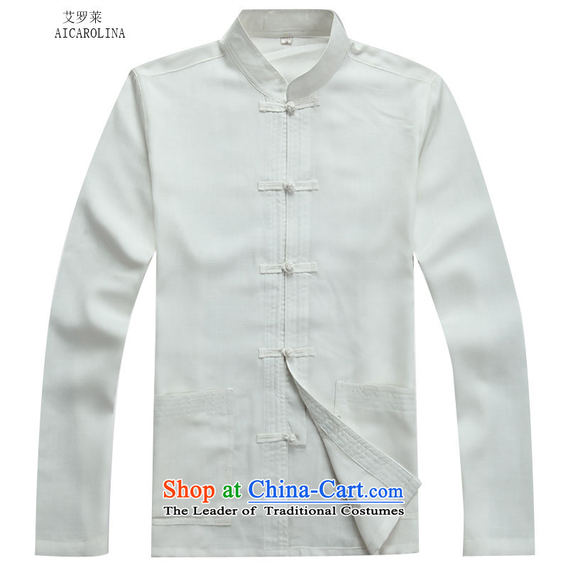 Hiv Rollet autumn and winter in older men China wind linen men long-sleeved Tang Dynasty Package White Kit XL, HIV (AICAROLINA ROLLET) , , , shopping on the Internet