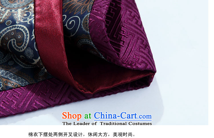 Hiv Rollet spring and autumn in new stylish replacing older father replacing Mock-neck stamp Tang jackets purple XXXL picture, prices, brand platters! The elections are supplied in the national character of distribution, so action, buy now enjoy more preferential! As soon as possible.