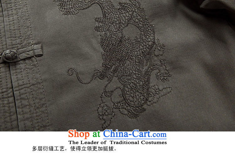 Hiv Rollet 2015 autumn and winter New Man Fu Shou long-sleeved jacket in Tang elderly men sand washing cotton Ssangyong Tang Jacket Dark Blue M picture, prices, brand platters! The elections are supplied in the national character of distribution, so action, buy now enjoy more preferential! As soon as possible.