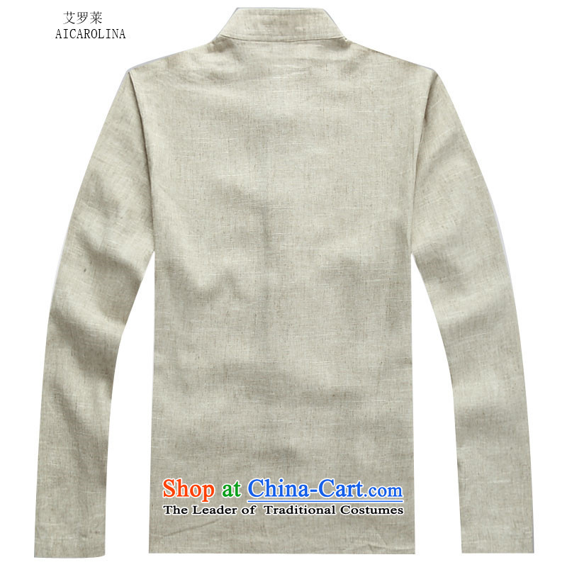 Hiv Rollet autumn and winter in Tang Dynasty Older ethnic modern Tang Dynasty Package beige sweater men S, HIV (AICAROLINA ROLLET) , , , shopping on the Internet