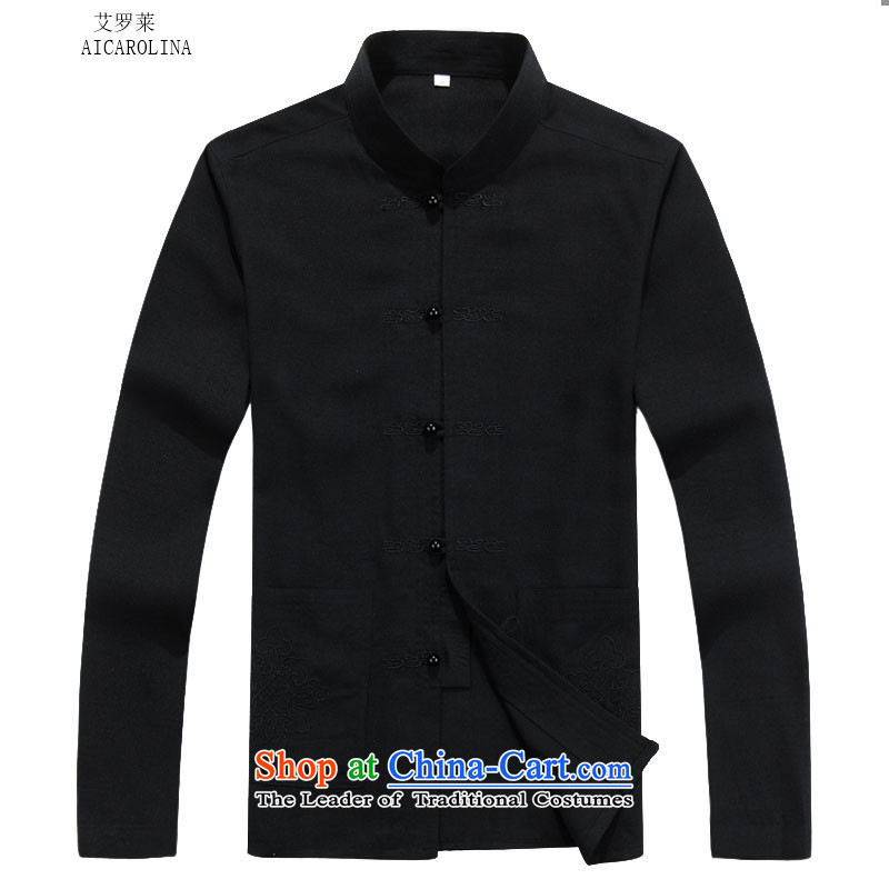 Rollet HIV from older men Tang jackets autumn and winter set long-sleeved black XXL, HIV ROLLET (AICAROLINA) , , , shopping on the Internet