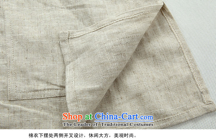Hiv Rollet autumn and winter in Tang Dynasty Older ethnic linen long-sleeved men Tang dynasty beige kit XXL picture, prices, brand platters! The elections are supplied in the national character of distribution, so action, buy now enjoy more preferential! As soon as possible.