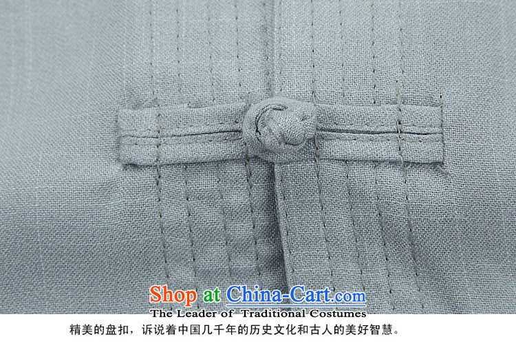 Hiv Rollet autumn and winter in older men China wind linen men Tang dynasty long-sleeved T-shirt, beige XXXL kit picture, prices, brand platters! The elections are supplied in the national character of distribution, so action, buy now enjoy more preferential! As soon as possible.