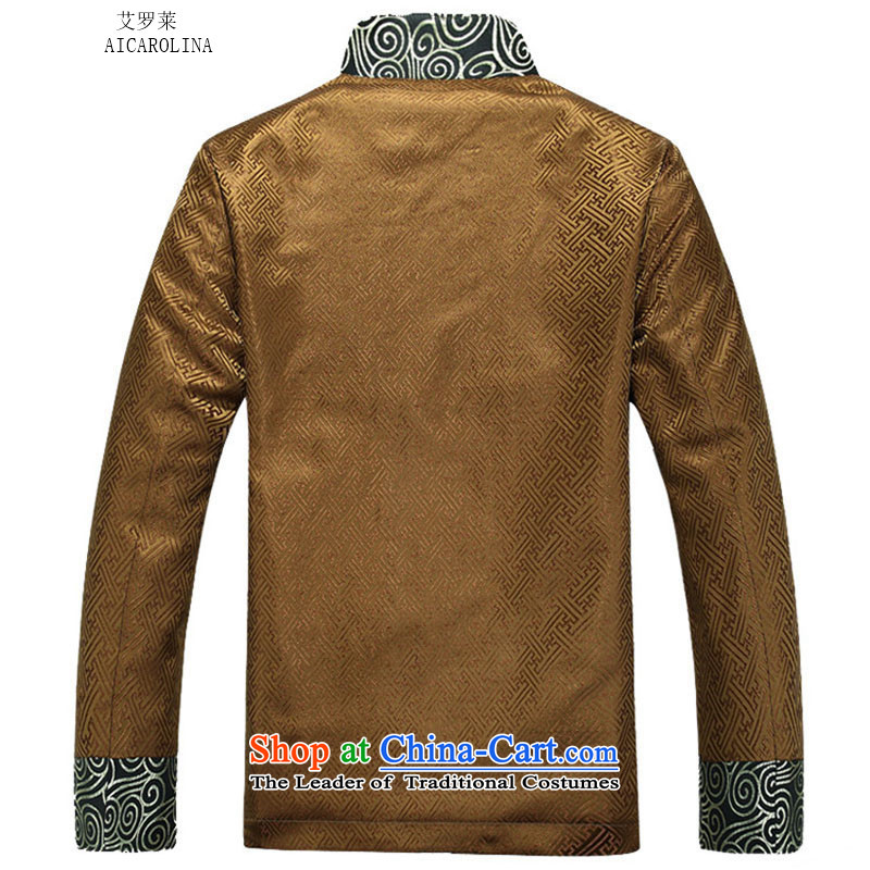 Hiv Rollet 2015 autumn and winter in the new elderly men Tang casual ethnic Tang blouses gold XXL, HIV ROLLET (AICAROLINA) , , , shopping on the Internet