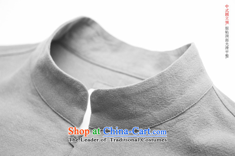 Hee-Snapshot Longxin XZAOLONG/ Chinese collar men's shirts knocked color cotton linen and Tang dynasty China wind shirt gray XL Photo, prices, brand platters! The elections are supplied in the national character of distribution, so action, buy now enjoy more preferential! As soon as possible.