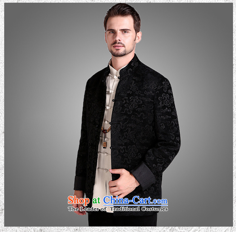  The Chinese culture FZOG quality of men from hot velvet flower processing tray clip relaxd long-sleeved stereo with comfortable black XXXL Tang Picture, prices, brand platters! The elections are supplied in the national character of distribution, so action, buy now enjoy more preferential! As soon as possible.