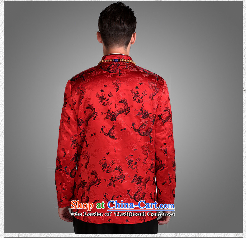  The autumn and winter of Chinese FZOG wind national men's hands-free ironing disposal of animal ribbed collar middle-aged long-sleeved black Tang relaxd XXXL picture, prices, brand platters! The elections are supplied in the national character of distribution, so action, buy now enjoy more preferential! As soon as possible.