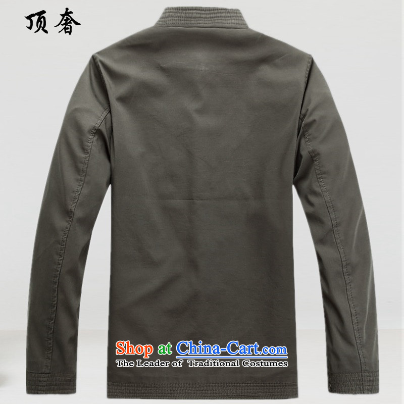 Top Luxury autumn and winter, Tang Dynasty Men long-sleeved shirt father installed life jackets for older version relaxd gift basket men national costumes Chinese male green) jacket 180, top luxury shopping on the Internet has been pressed.