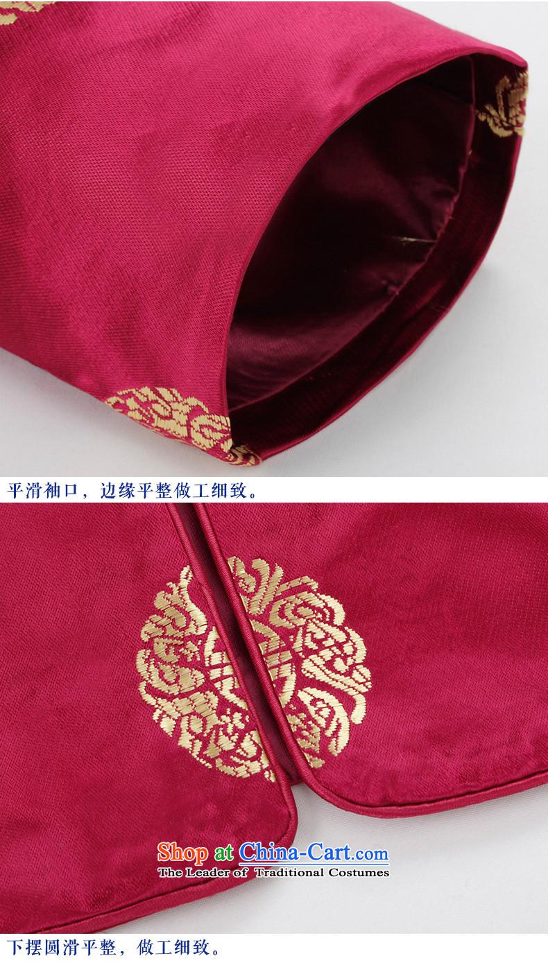 The Lhoba nationality Wei Overgrown Tomb in warranty older couples Tang Dynasty Package elderly men's birthday Golden Chinese clothing jacket autumn autumn (female) with 01 plus cotton), prices, pictures 180/XL brand platters! The elections are supplied in the national character of distribution, so action, buy now enjoy more preferential! As soon as possible.