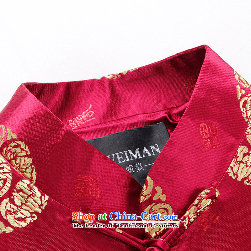 The Lhoba nationality Wei Overgrown Tomb in warranty older couples Tang Dynasty Package elderly men's birthday Golden Chinese clothing jacket autumn autumn (female) with 01 plus cotton) warranty, Judy Wei Mephidross 180/XL, (B.L.WEIMAN) , , , shopping on