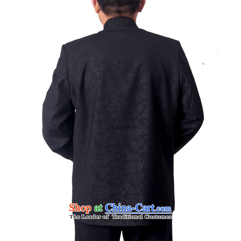 Mr Rafael Hui-ying's New Man Tang jackets spring long-sleeved shirt collar male China wind Chinese elderly in the national costumes holiday gifts black 158616 185 pictures, prices, brand platters! The elections are supplied in the national character of distribution, so action, buy now enjoy more preferential! As soon as possible.