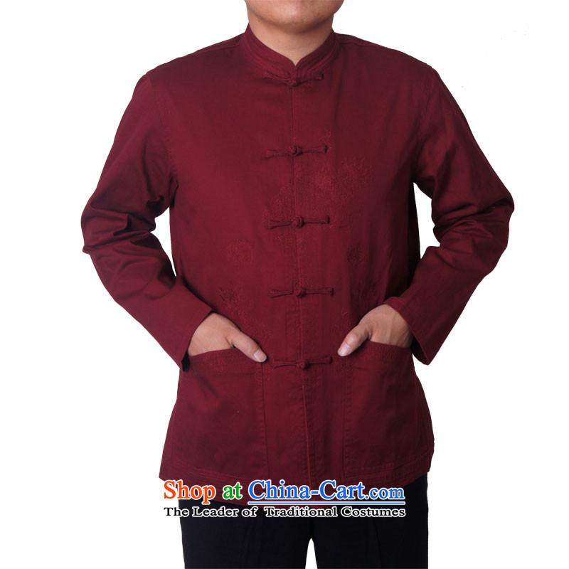 Mr Rafael Hui-ying's New Man Tang jackets spring long-sleeved shirt collar male China wind Chinese elderly in the national costumes holiday gifts deep red 7,726 170 pictures, prices, brand platters! The elections are supplied in the national character of distribution, so action, buy now enjoy more preferential! As soon as possible.