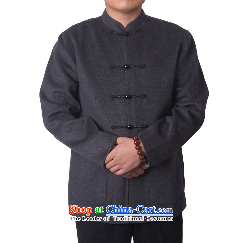 Mr Rafael Hui-ying's New Man Tang jackets spring long-sleeved shirt collar male China wind cashmere fabric in Chinese national costumes older holiday gifts gray 7798 175 pictures, prices, brand platters! The elections are supplied in the national character of distribution, so action, buy now enjoy more preferential! As soon as possible.
