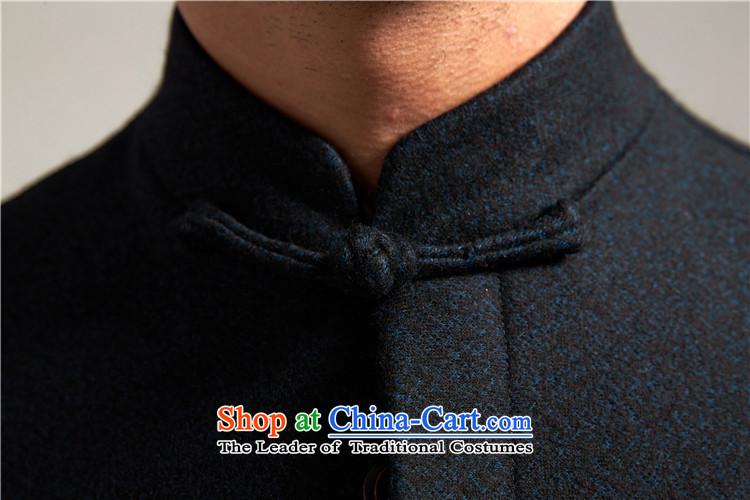 Fudo look forward to the winter, Tang dynasty spell color flip sleeve jacket Chinese knots in the autumn and winter 2015 T-shirt older New China wind men black 2XL Photo, prices, brand platters! The elections are supplied in the national character of distribution, so action, buy now enjoy more preferential! As soon as possible.