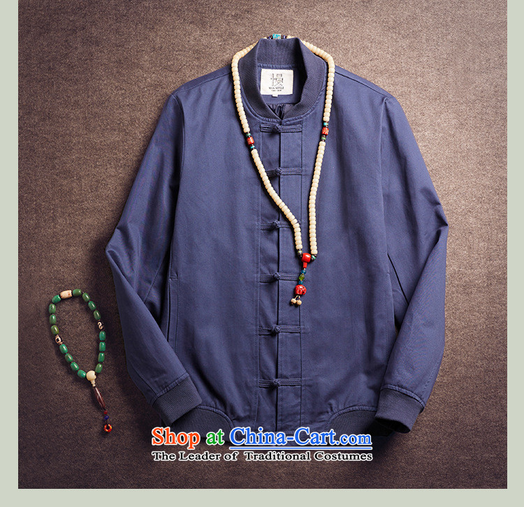 Dan Jie Shi 2015 Autumn autumn replace original design of China wind load father retro jacket men pure cotton pad detained baseball uniform jacket male and black XL Photo, prices, brand platters! The elections are supplied in the national character of distribution, so action, buy now enjoy more preferential! As soon as possible.
