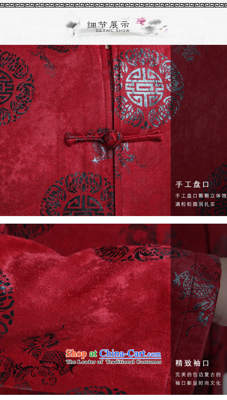- Wolf JIEYA-WOLF, Tang dynasty new men of autumn and winter Chinese tunic millennium is smart casual dress jacket version of large red 180/XL picture, prices, brand platters! The elections are supplied in the national character of distribution, so action, buy now enjoy more preferential! As soon as possible.