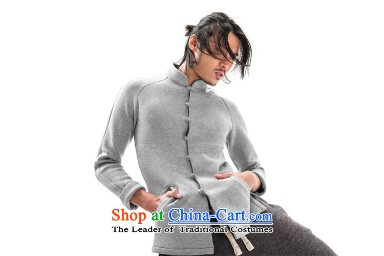 Hee-snapshot lung qiuchao men China wind sweater air layer jacket collar campaign Sau san wei yi-shoulder-sleeved shirt carbon M picture, prices, brand platters! The elections are supplied in the national character of distribution, so action, buy now enjoy more preferential! As soon as possible.