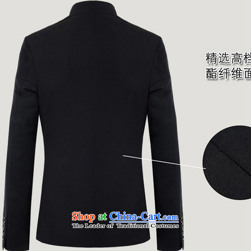 Dan James New Youth China wind retro-reduced Chinese tunic suit collar leisure jacket light gray 175/92(L), Dan Jie Shi (DAN JIE SHI) , , , shopping on the Internet