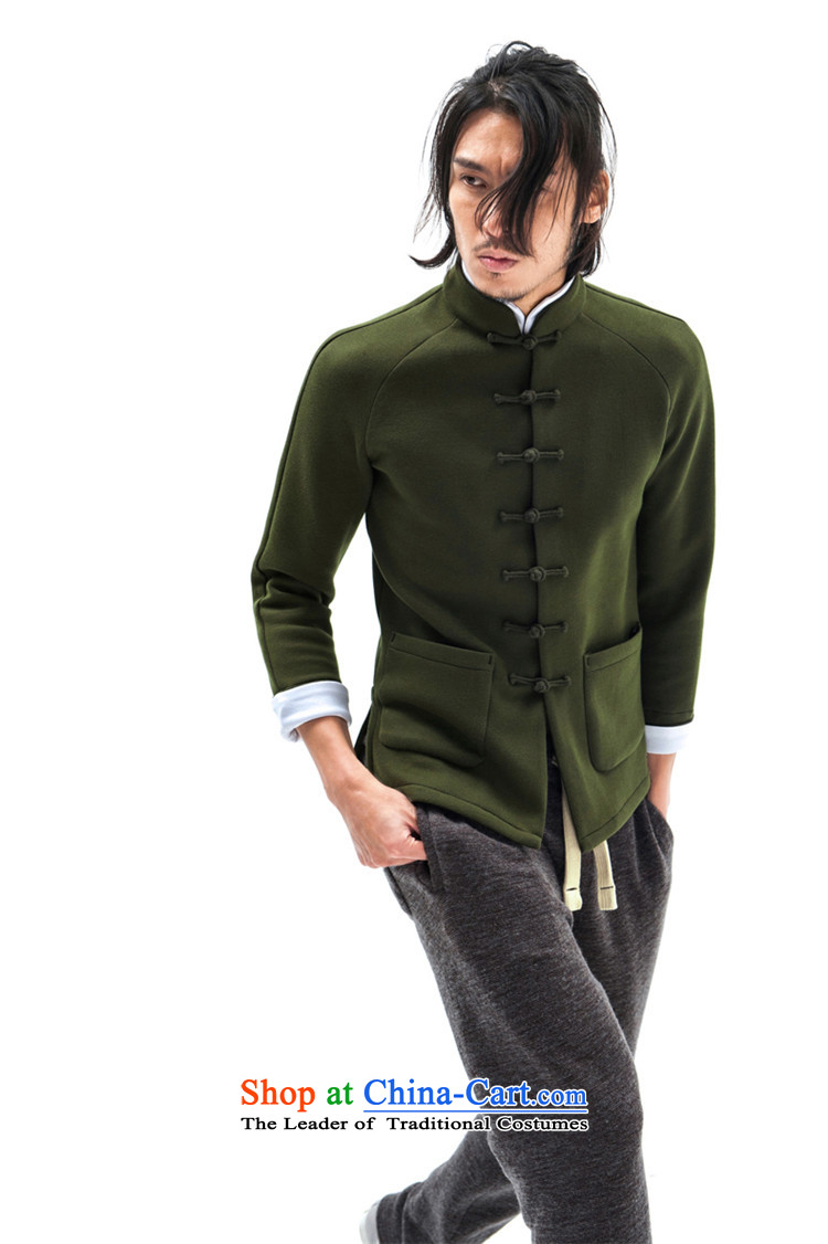 Hee-Yong-nam, a snapshot of the Chinese stand collar tray clip Tang jackets China wind movement sweater air Layer Shirt Sau San men Army Green XL Photo, prices, brand platters! The elections are supplied in the national character of distribution, so action, buy now enjoy more preferential! As soon as possible.