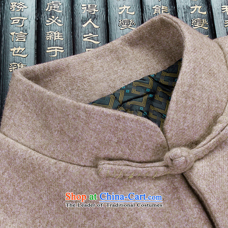 The Lhoba nationality Wei Mephidross Warranty China wind wool a young man Tang long-sleeved jacket Chinese clothing spring jackets brown 175/L, warranty (B.L.WEIMAN Mephidross Lhoba nationality Wei) , , , shopping on the Internet