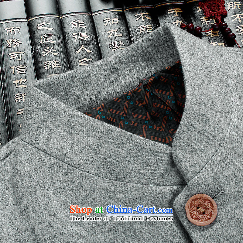The Lhoba nationality Wei Mephidross Warranty China wind men's woolen a casual jacket collar men use sub-free hot spring and autumn jackets gray 175/L, warranty (B.L.WEIMAN Verisign Mephidross Lhoba nationality) , , , shopping on the Internet
