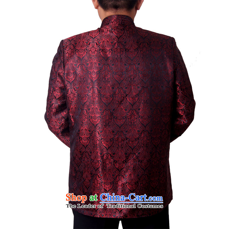 Mr Rafael Hui-ying's New Man Tang jackets spring long-sleeved shirt collar male China wind Chinese elderly in the national costumes holiday gifts deep red chestnut horses 12601-15 180 pictures, prices, brand platters! The elections are supplied in the national character of distribution, so action, buy now enjoy more preferential! As soon as possible.