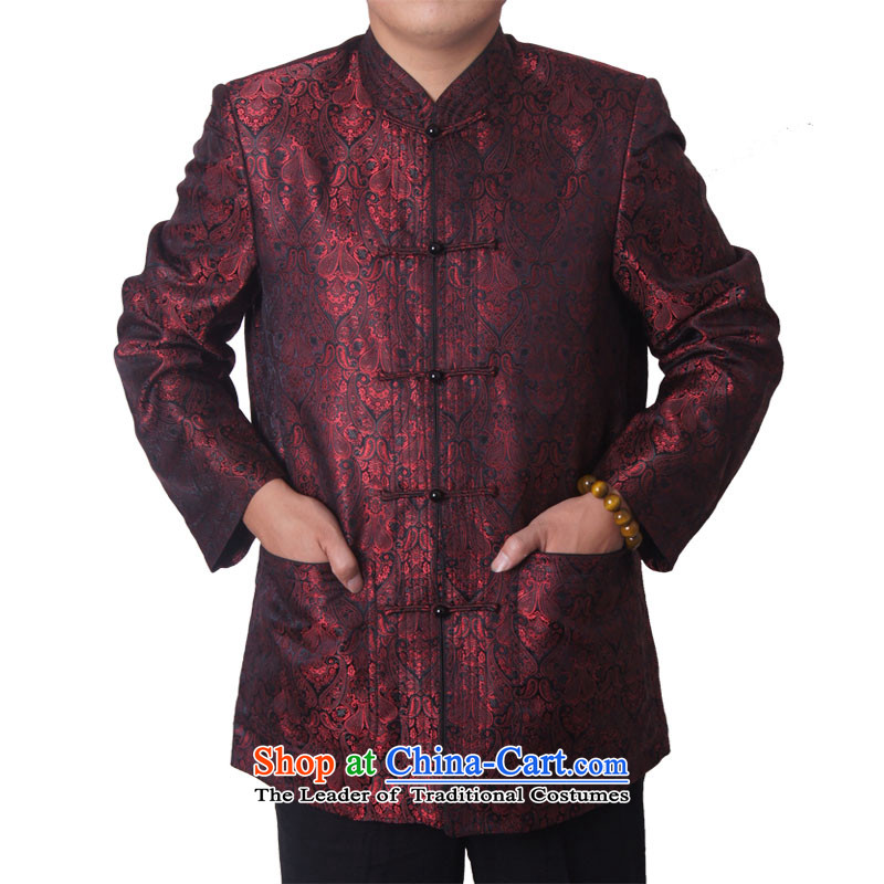 Mr Rafael Hui-ying's New Man Tang jackets spring long-sleeved shirt collar male China wind Chinese elderly in the national costumes holiday gifts deep red chestnut horses 12601-15 180 pictures, prices, brand platters! The elections are supplied in the national character of distribution, so action, buy now enjoy more preferential! As soon as possible.