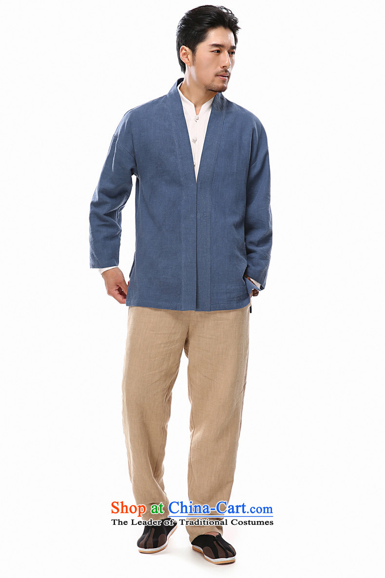 Azzu defense (azouari) China wind autumn men cotton linen long-sleeved sweater Chinese Han-men's jackets ball-blue L pictures, service price, brand platters! The elections are supplied in the national character of distribution, so action, buy now enjoy more preferential! As soon as possible.