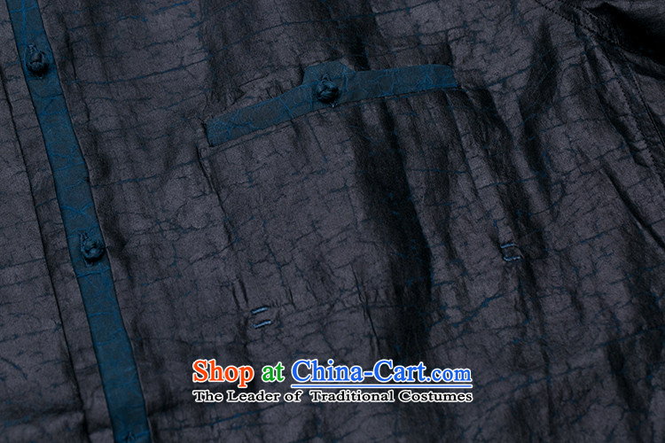 De Fudo Cornflower Blue 2015 original cloud of incense yarn Tang dynasty and long-sleeved shirt silk Chinese domestic Tang dynasty China wind black L picture, prices, brand platters! The elections are supplied in the national character of distribution, so action, buy now enjoy more preferential! As soon as possible.