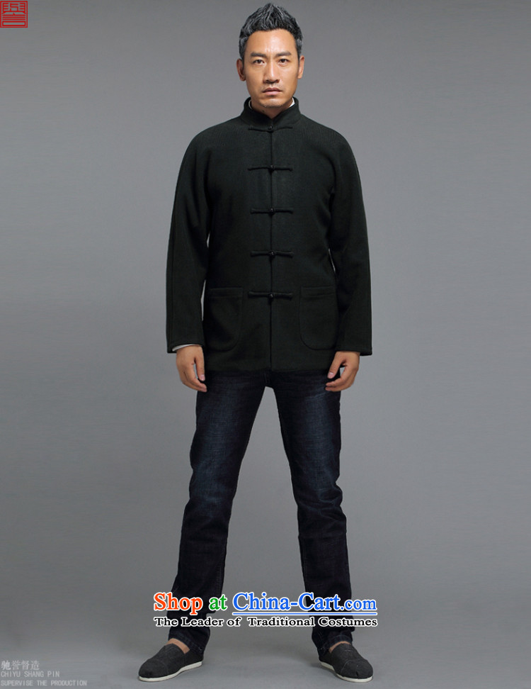 Renowned for autumn and winter 2015 New China wind in older men Tang Dynasty Chinese long-sleeved improved disk detained men Han-Tang dynasty 3XL Emerald Picture, prices, brand platters! The elections are supplied in the national character of distribution, so action, buy now enjoy more preferential! As soon as possible.