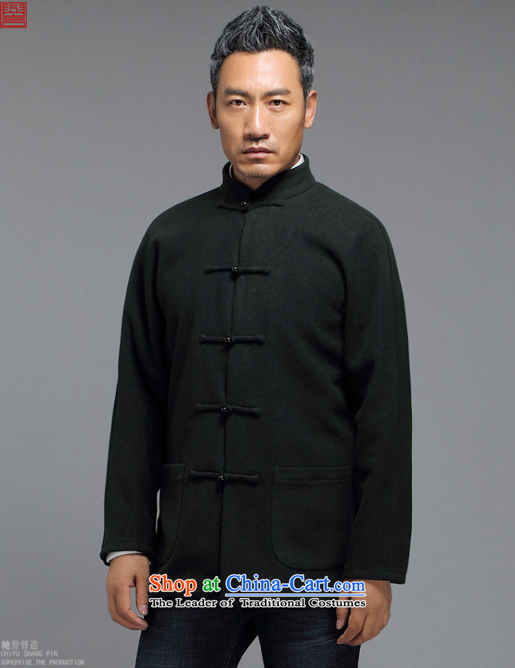 Renowned in the autumn and winter 2015 older men Tang dynasty China wind Chinese long-sleeved sweater improved disk detained men Han-Tang Dynasty Emerald 4XL Photo, prices, brand platters! The elections are supplied in the national character of distribution, so action, buy now enjoy more preferential! As soon as possible.