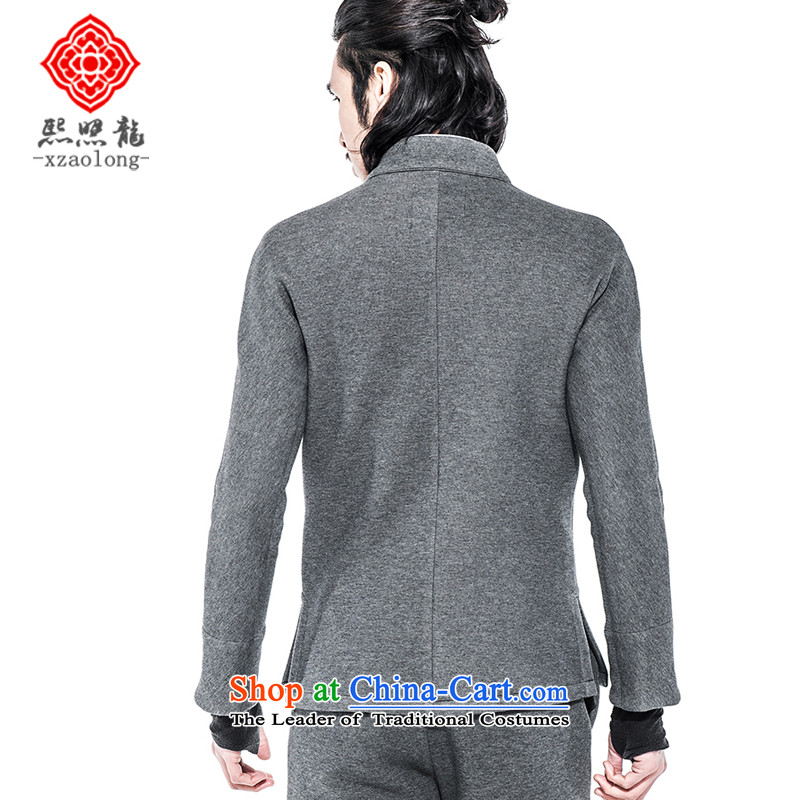 Hee-Yong-nam, a snapshot of the China wind collar disc detained Tang jackets Chinese improved sports top air layer even cuff sweater , Blue Dragon (XZAOLONG snapshot-hee) , , , shopping on the Internet